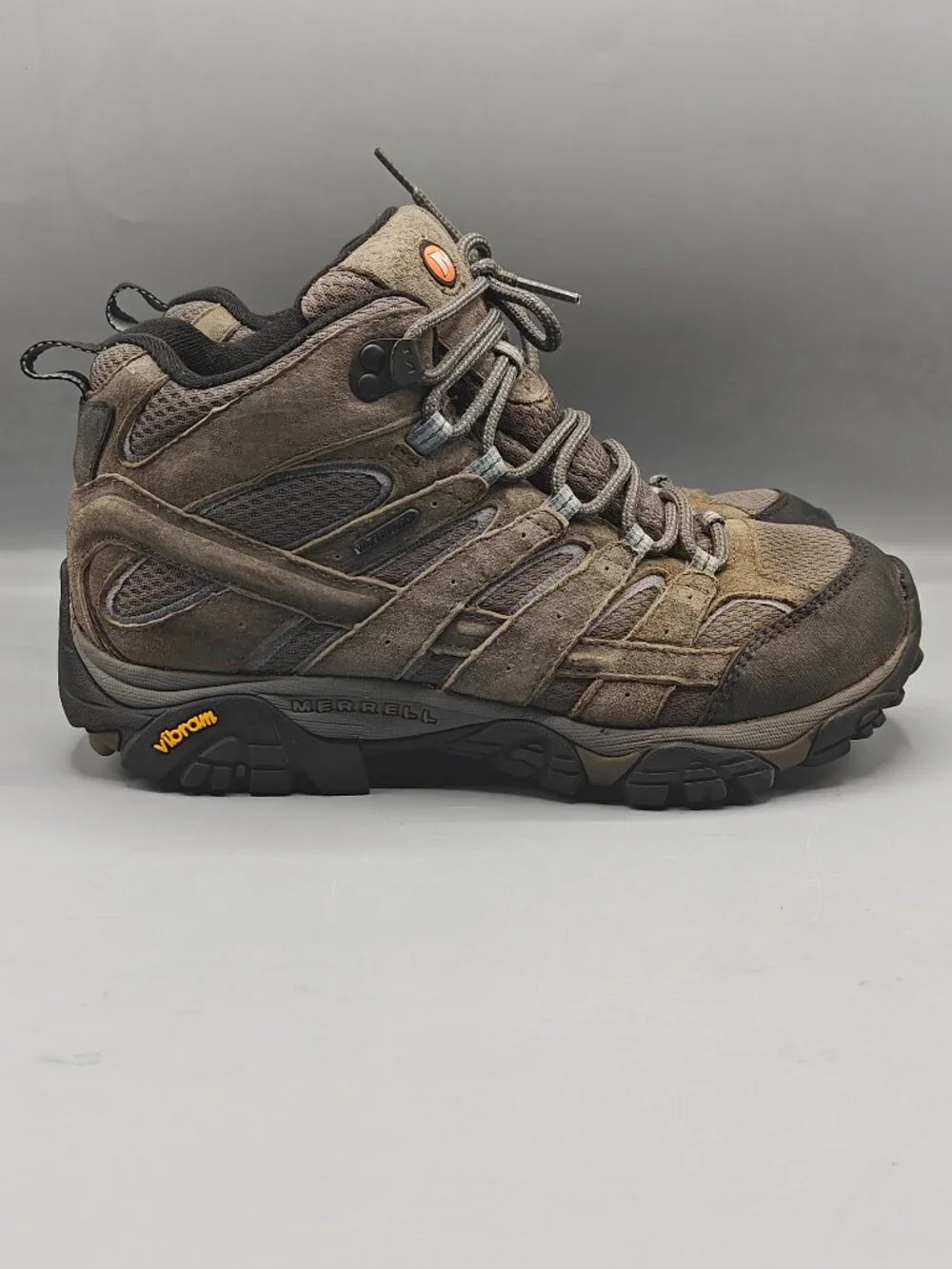 MERRELL Moab 2 Mid Waterproof ‘Granite’ Women’s Size 8.5 J06054 Hiking Shoes